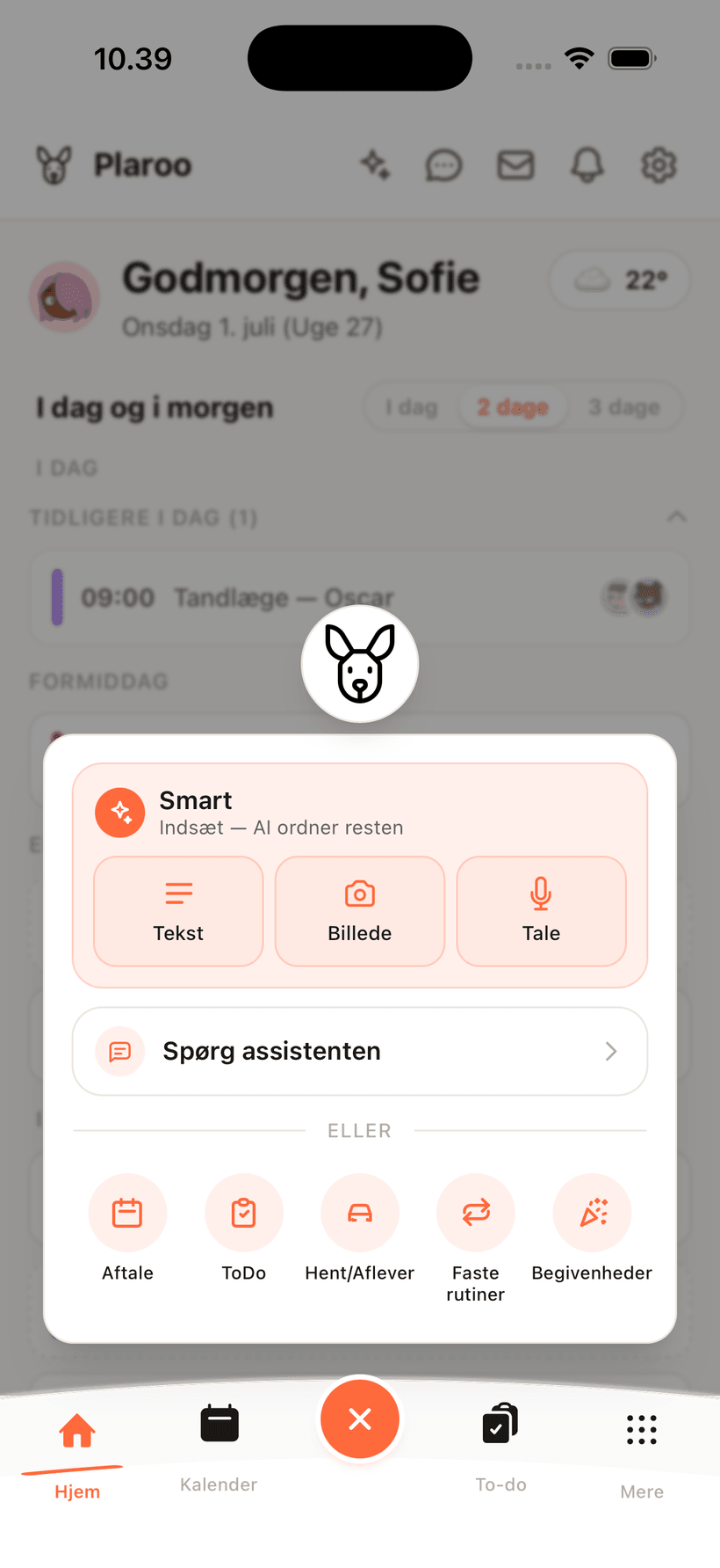 Plaroos smart capture og AI-assistent